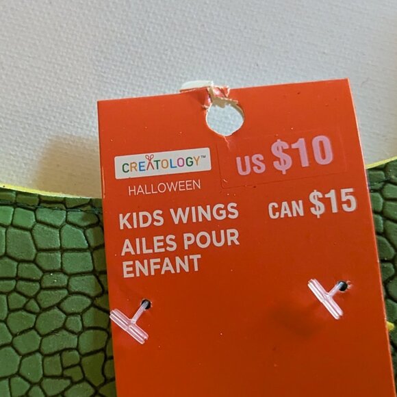 NWT Kids Dragon Wings Halloween Costume Green Yellow Scales Fantasy Creatology - Picture 12 of 12